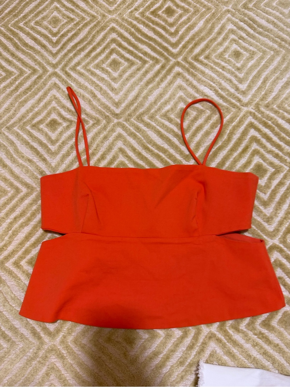 Zara Bright Orange Top